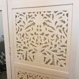 carved wooden screen
