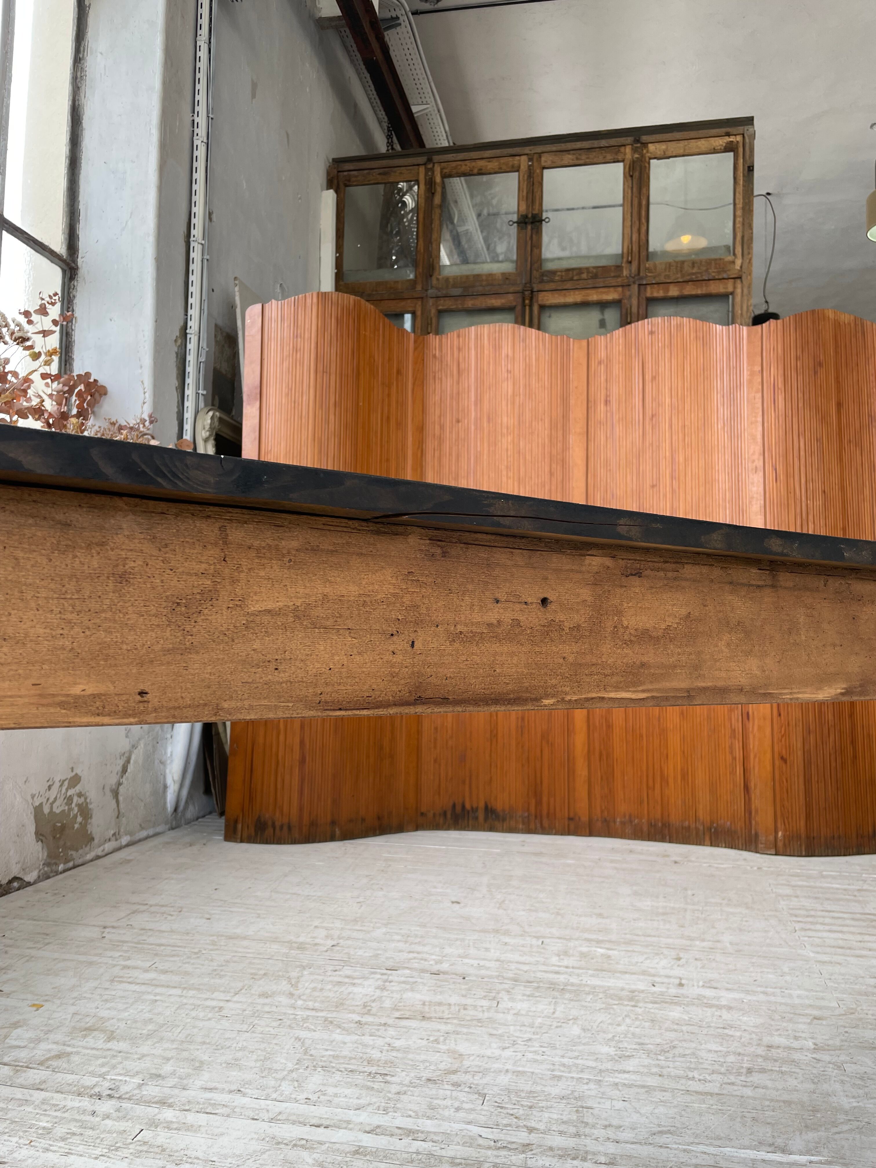 Black pine farm table 250 cm