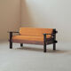 Architect's bench in solid wood, France, circa 1970.