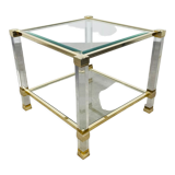 Coffee table Pierre Vandel plexiglas square