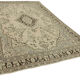Hand-knotted persian vintage 1970s 246 cm x 346 cm beige wool carpet