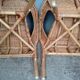 Paire de fauteuils rotin vintage