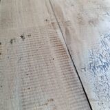 Raw wood coffee table in a country style