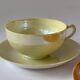 Iridescent fine porcelain teacups