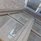 L 106 x H 138 cm old wooden window