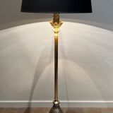 Lampadaire de parquet ananas en laiton