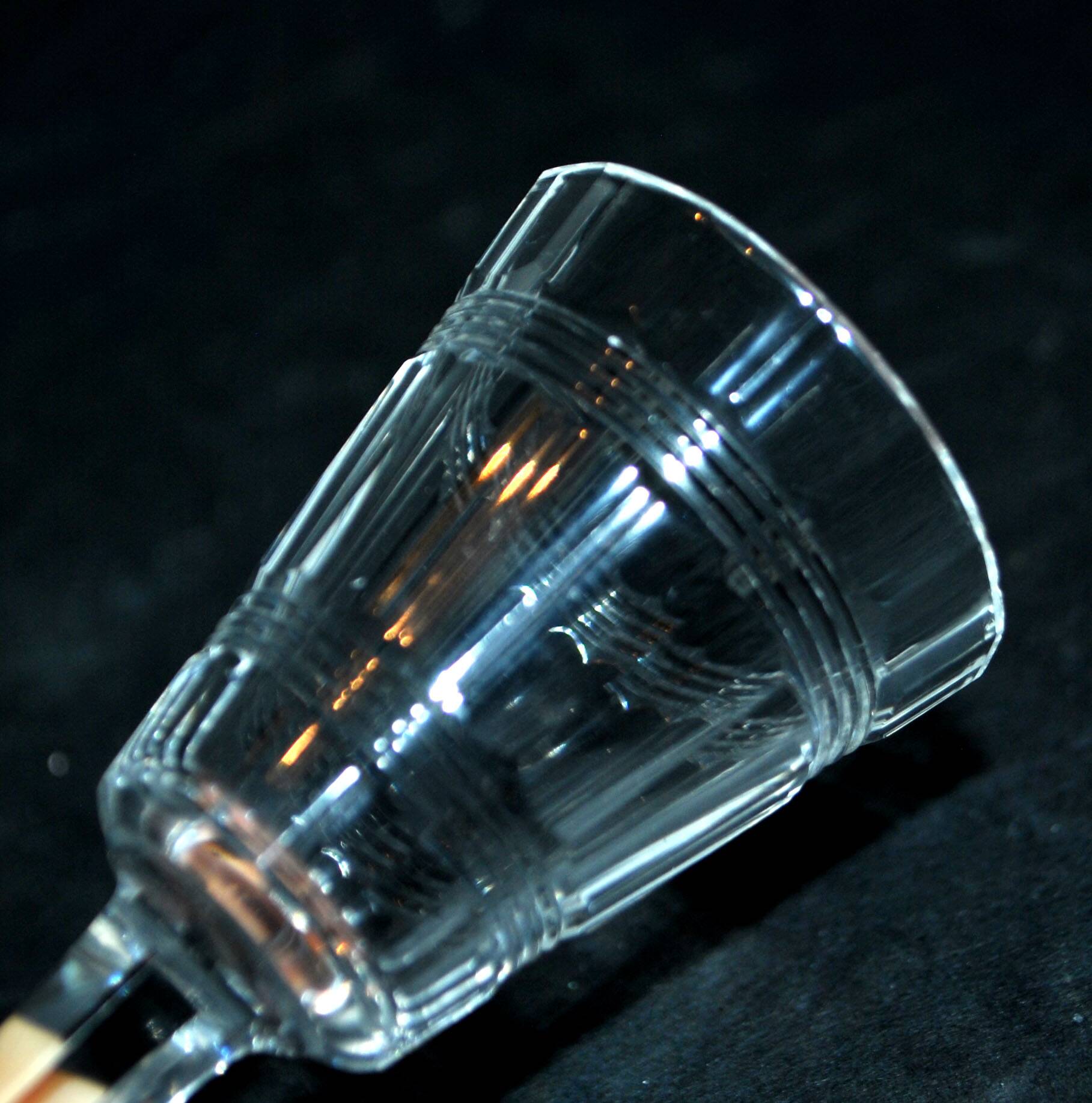 Baccarat 1900 crystal liqueur glass, chicago model, size 8557