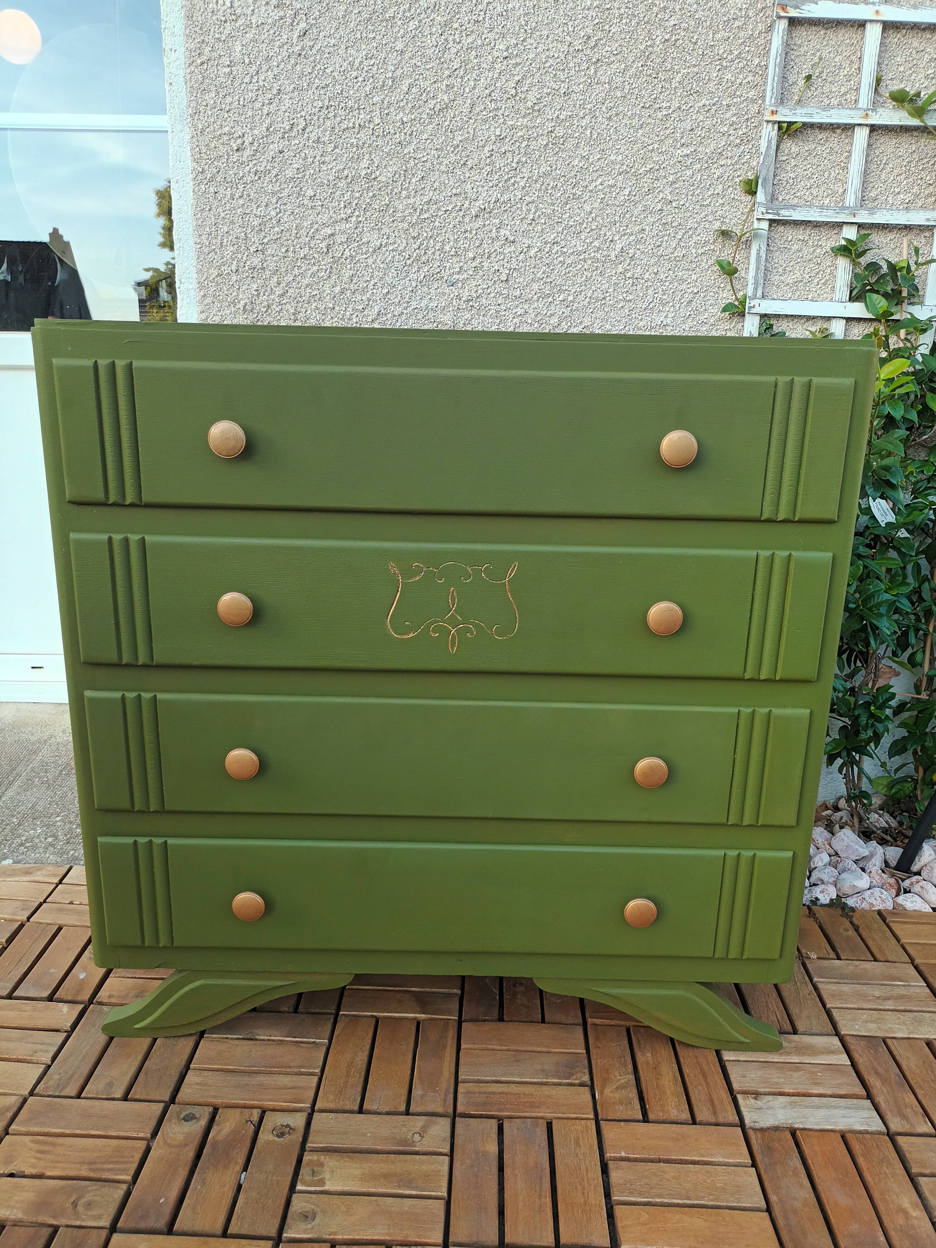 Revamped vintage chest of drawers