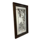 mirror Alphonse Mucha model Winter