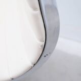 Charles & Ray Eames "EA 105" chairs for Herman Miller in leather, 1970