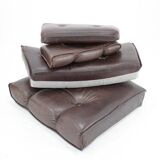 1970s Brown Leather armchair, Denmark