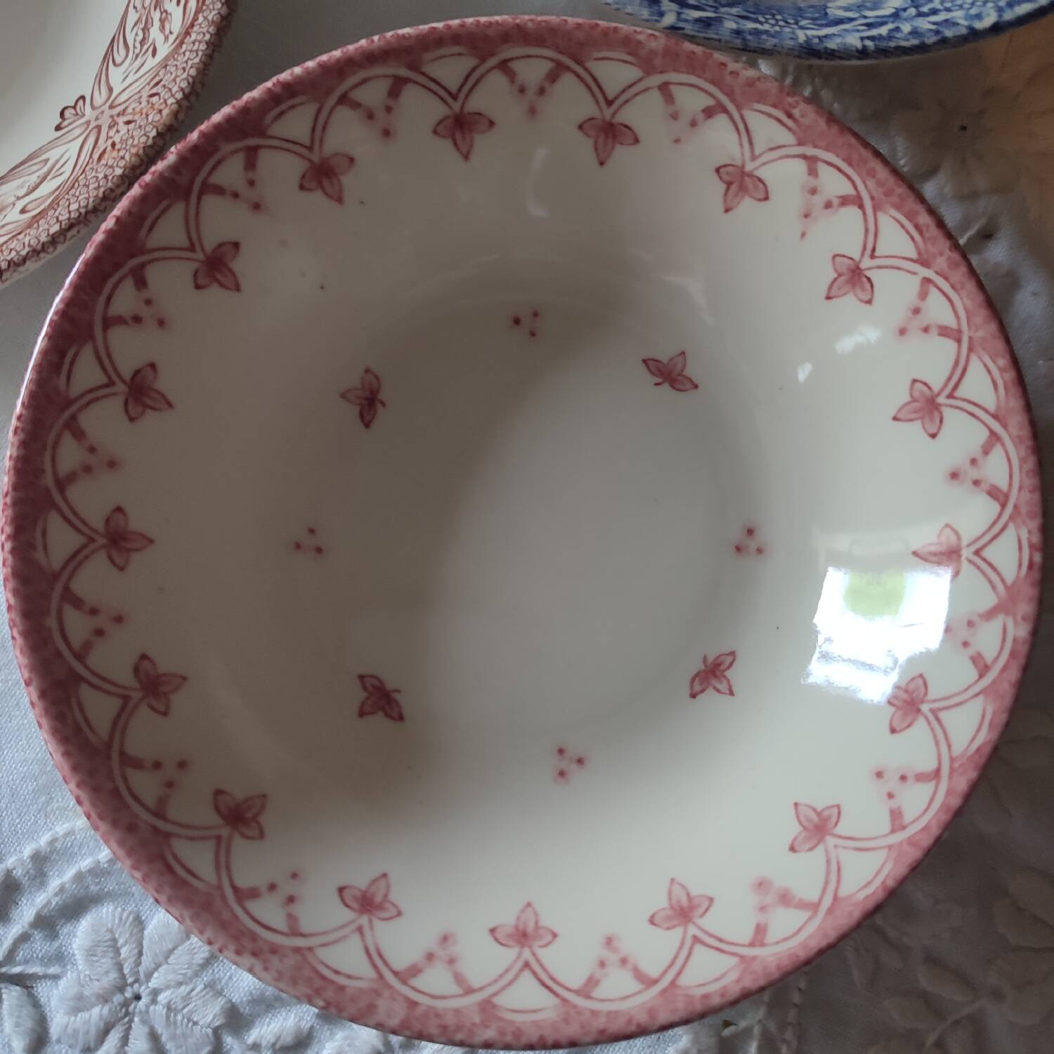 Four old bowls or cups from England