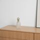 Crystal carafe, Italian design, 1970s, made in Italy
