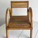 Small antique wooden chair handmade