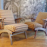Pair of Scandinavian armchairs
