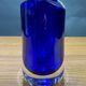 Blue glass vase