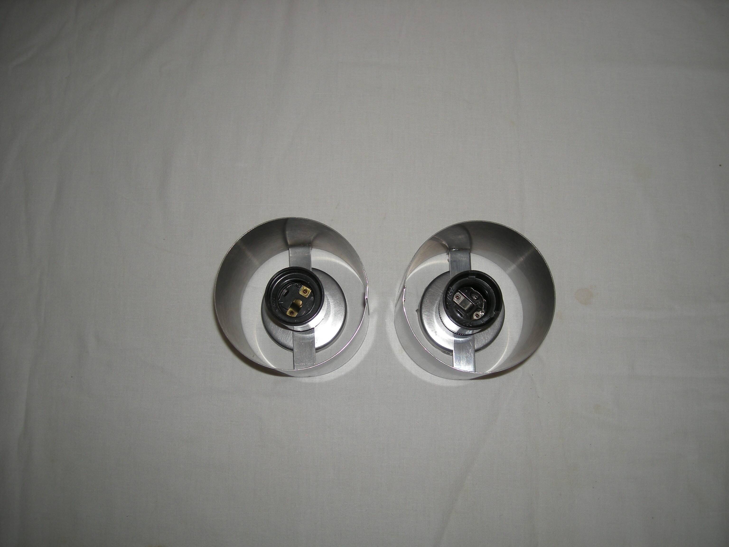 Pair of spring wall lights - Philippe Rogier - Oxar from the 70s