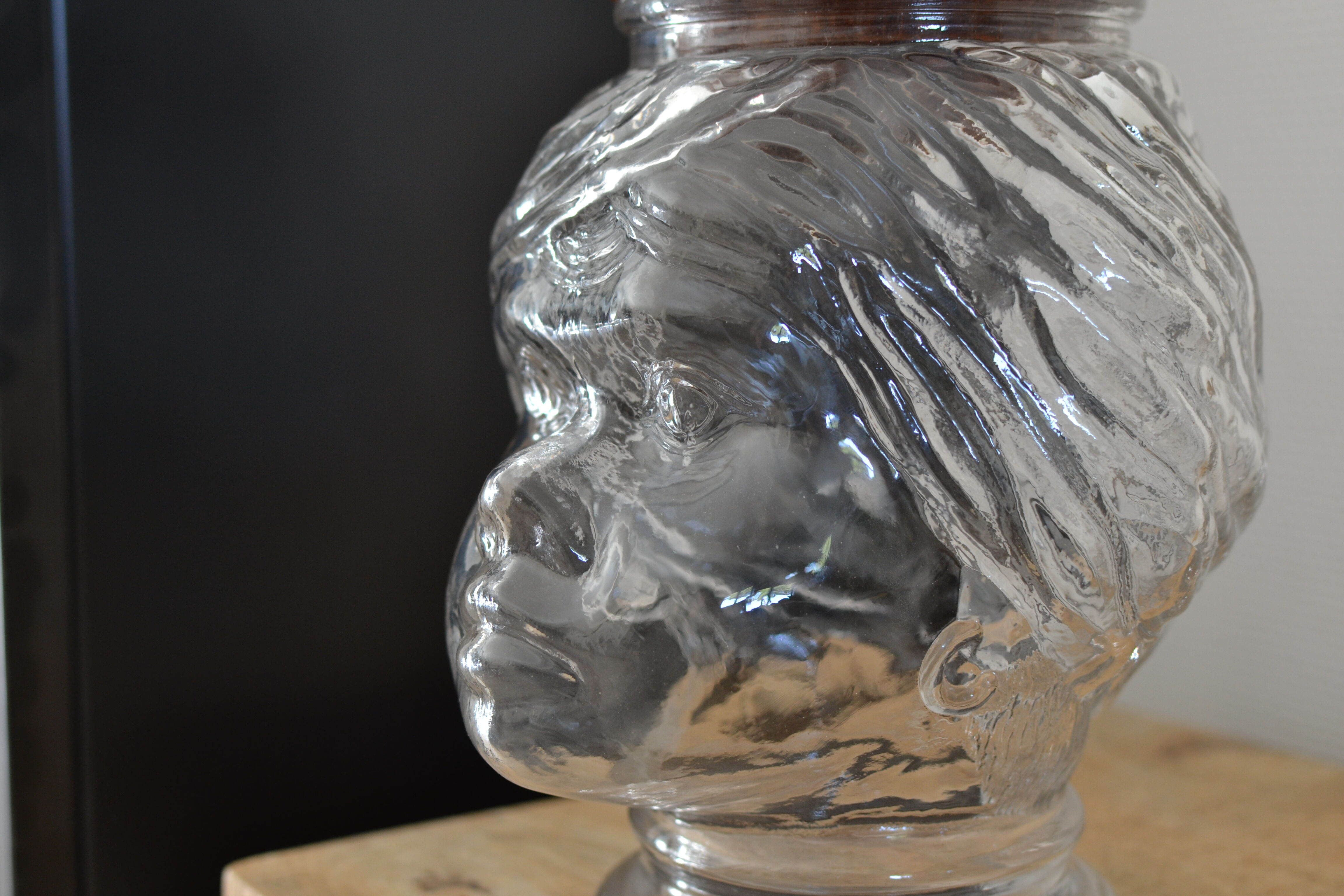 Moorish head candy pot