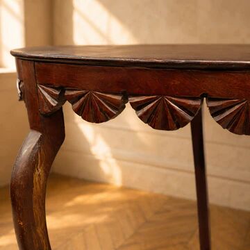 Solid wood side table Art Nouveau, circa 1900–1910