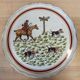 Large serving dish, Couleuvre porcelain, Hunting, Pierre Chambry