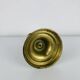 Golden brass candlestick, vintage
