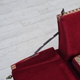 1970s, Danish "Spanish" sofa, original condition, furniture velour.