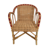 Children's garden chair in rattan