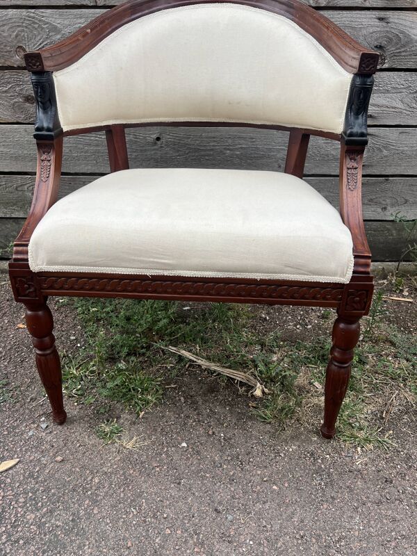 Fauteuil gondole, Style Retour d'Egypte