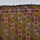 Anatolian Floral Vintage Kilim Runner sku 3397