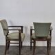 Paire de fauteuils des années 40 dans l'esprit de Pascaud