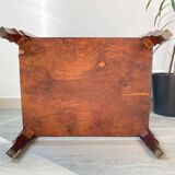 Side table vintage art deco style pedestal table