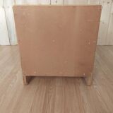 Bedhead and rattan nightstand