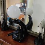 Sea lion lamp with its small ceramic