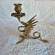 Pair of candlesticks with a winged dragon design – Napoleon III style