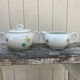Creamer and sugar maker continental earthenware