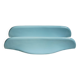 Set of 2 blue porcelain shelves, Porcher 1960