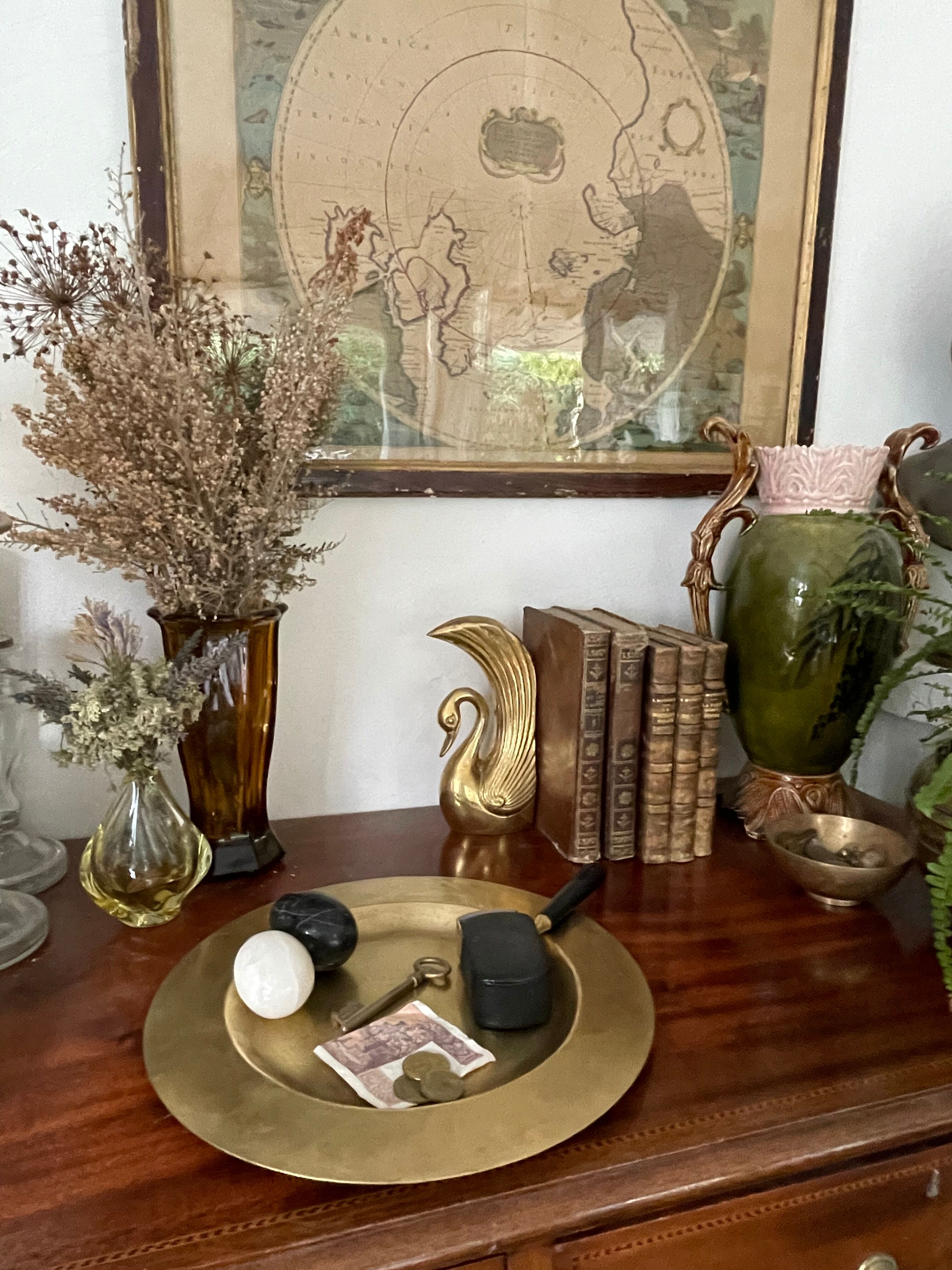 Brass pocket trays 30cm