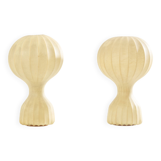 Paire de lampes Castiglioni Gatto Grande première édition 1960s