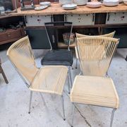Suite de 4 chaises Scoubidou