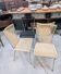 Set of 4 Scoubidou chairs