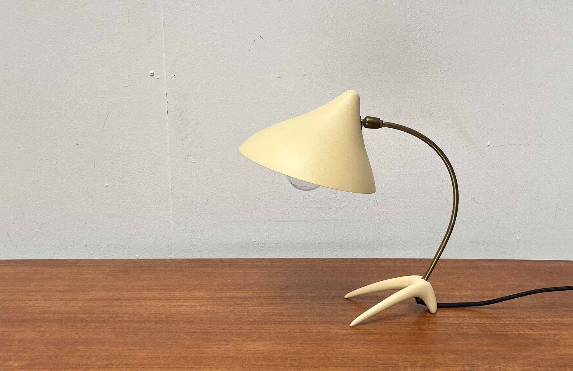 Mid-Century Modern German Crowfoot Table Lamp from Cosack, 1960s