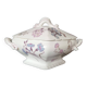 Soupière ancienne en porcelaine « Vieux Paris », XIXe siècle, anses en form