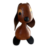 Chien bois Teck Vintage Danemark – Sveistrup Design Mid-Century 1960