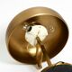 Extraordinary heavy 1960s XXL brass table lamp by Staff with a swivel joint