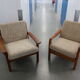 Pair of danish armchairs from the 60s in teak