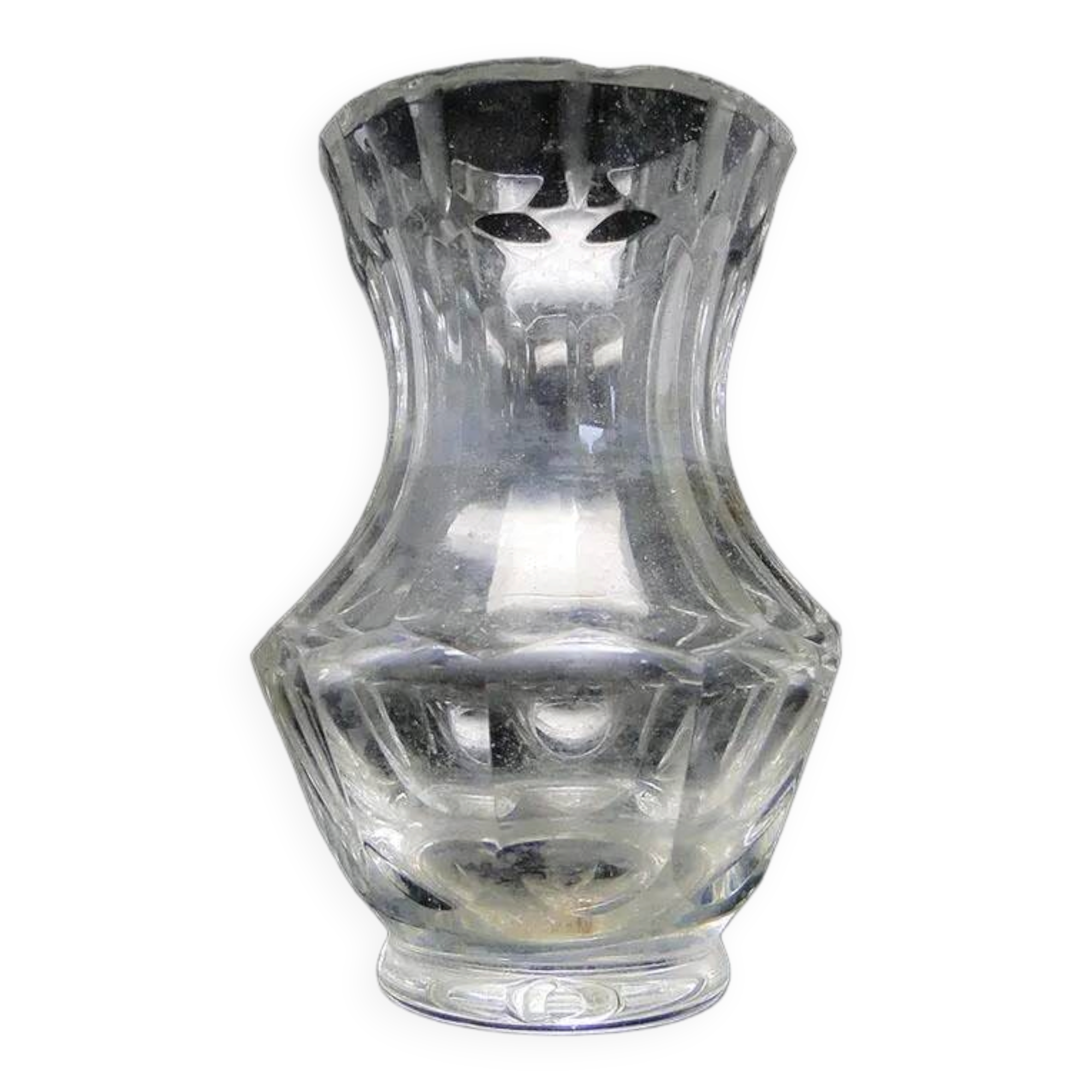 Vase postmoderne, cristal, Pologne, années 1970