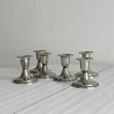 Antique metal candlesticks