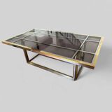 Important Dining Table by Romeo Rega, Italian Design Circa 197
