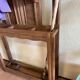 Wall-mounted coat rack in solid wood – Rustic / country chic style