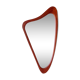 Triangular mirror in teck Denmark 1960 - 41x79cm
